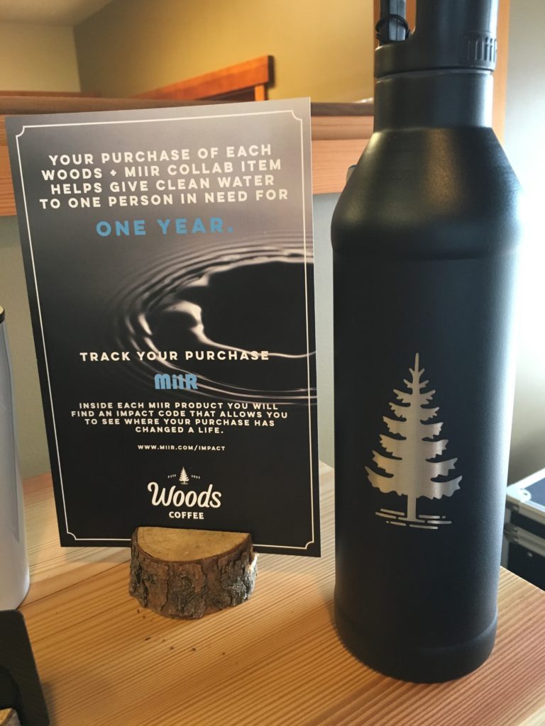 Woods Coffee MiiR bottle