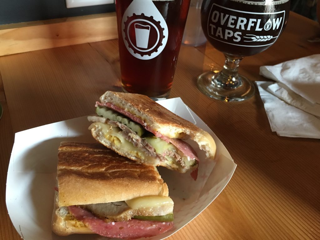 CubanoCubano sandwich at Overflow Taps